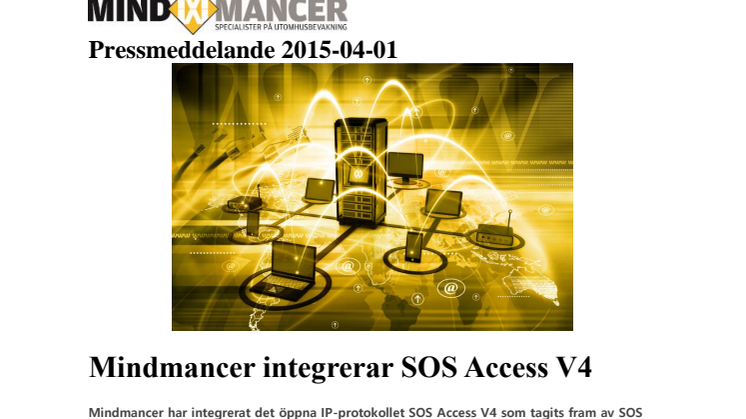 Mindmancer integrerar SOS Access V4