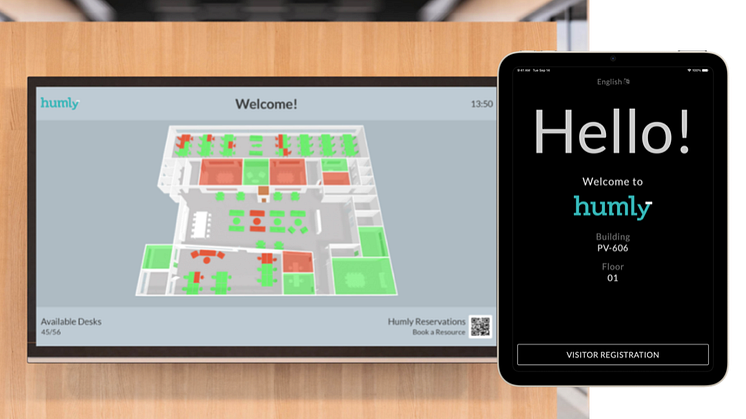 Humly Floor Plan and Humly Visitor - new products. 