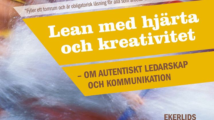 Omslag till boken Lean med hjärta och kreativitet av Isabel Runebjörk och Monika Wendlebyl