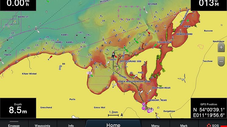 Garmin BlueChart2022 Wismar (c) Garmin Deutschland GmbH