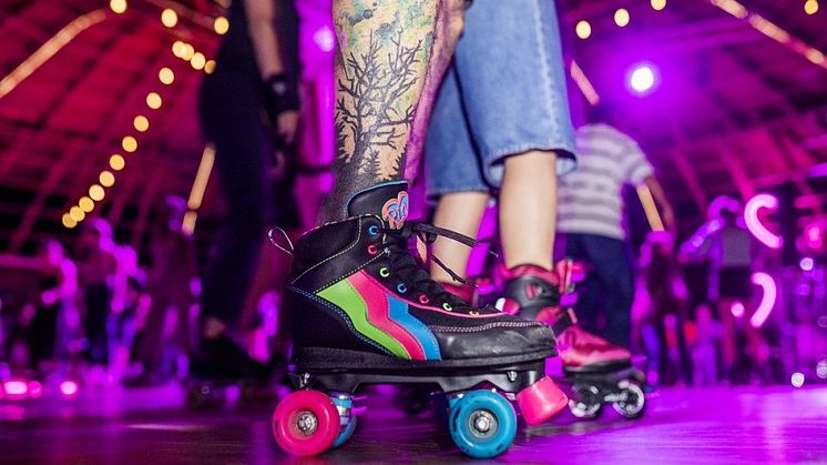 Roller disco in Folkets park, Malmö. Photo: Christian Andersson