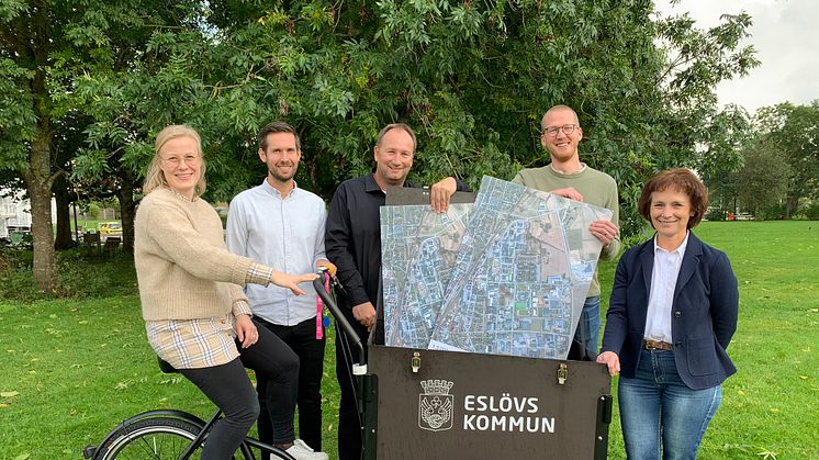 Pop up-dialoger om ny stadsdel i Eslöv
