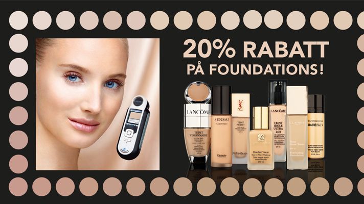 Suksessen med KICKS Colour ID feires med 20% rabatt på foundations!