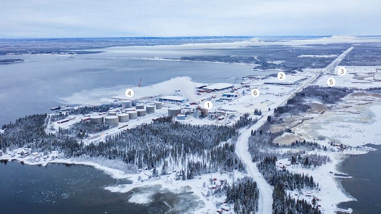 Haraholmen utanför Piteå är platsen som rymmer ett av Sveriges mest expansiva industriella centrum.