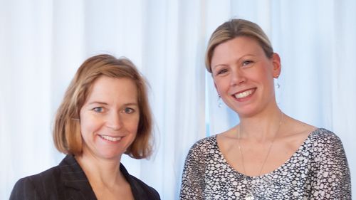 Polarbröds VD Karin Bodin och Anna Lallerstedt i samarbete