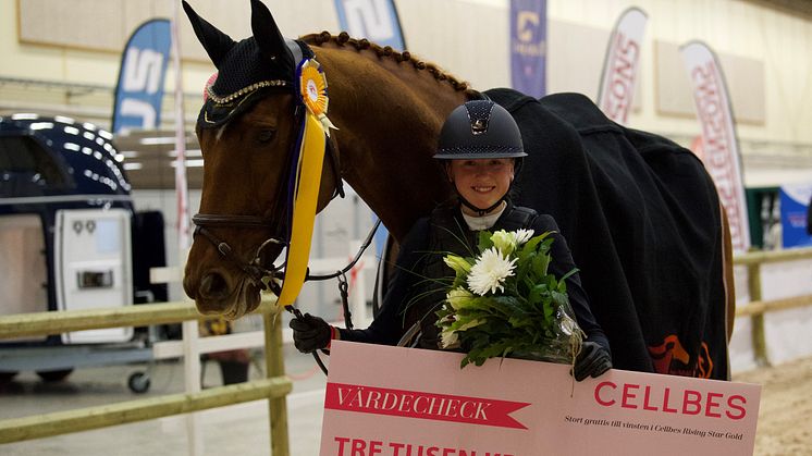 Vinnare i CELLBES Rising Star Gold Cornelia Wallenborg på Manick. Fotograf: Haide Westring