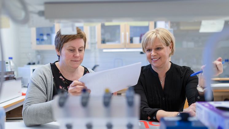 Anna Åberg och Anna Arnqvist Björklund. Foto: Mattias Pettersson