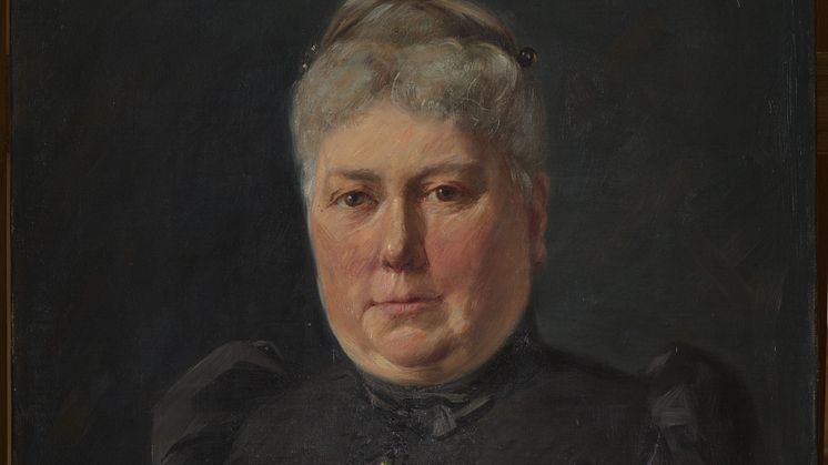 Augusta Lundin, porträtt av Robert Lundberg.