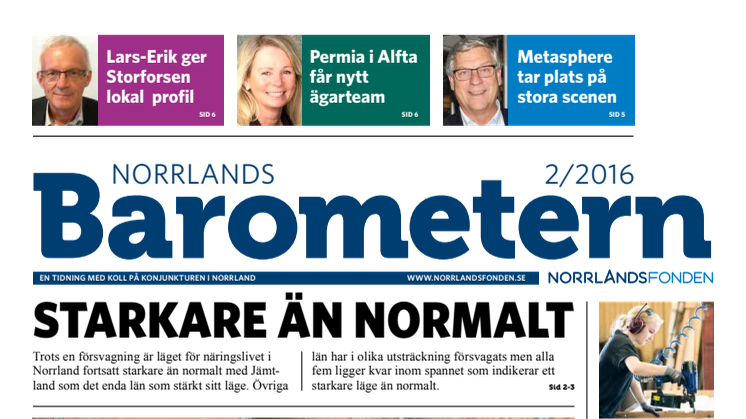 Norrlandsbarometern 2/2016