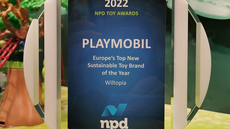 Hohe Auszeichnung für Playmobil: Erfolgreichste Neueinführung im Bereich Sustainable Toys 