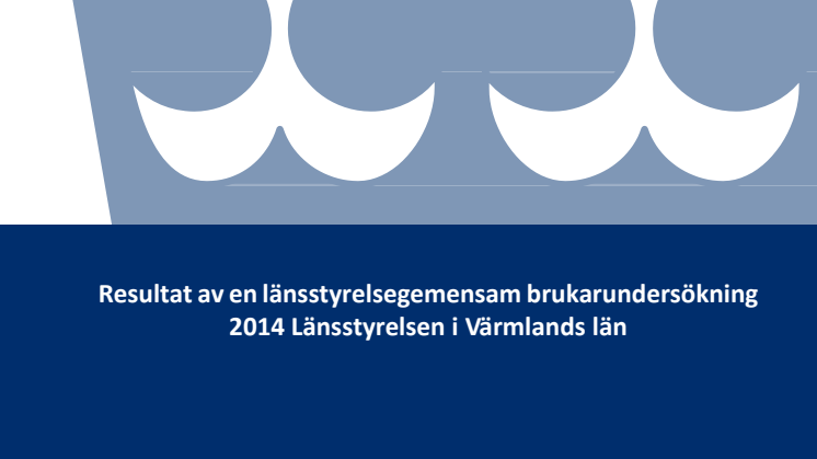 Brukarundersökning 2014 - Värmland
