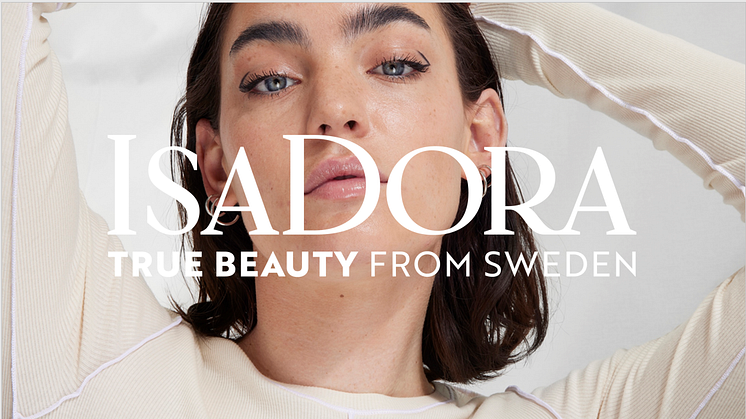 IsaDora presenterar sin nye merkevareidentitet ”True Beauty from Sweden”