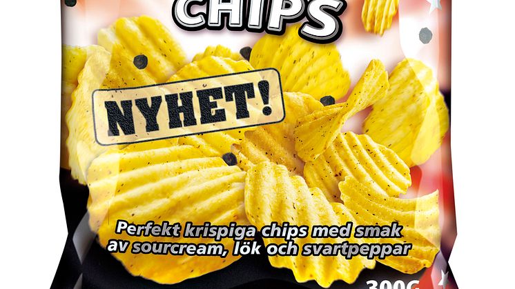 Pepprig chipsnyhet från OLW 
