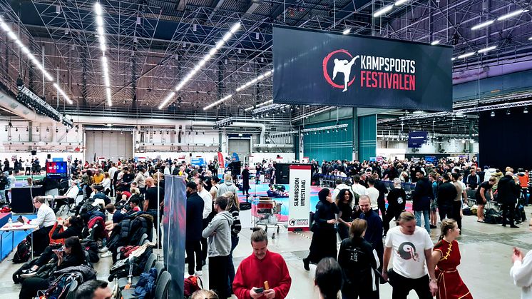 1 500 ungdomar välkomnas till Kampsportsfestivalen på Stockholmsmässan