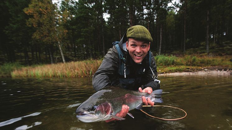 Fiskeprofilen från Jönköping, Johan Klingberg kommer till Sportfiskemässan. Foto: Ulf Börjesson