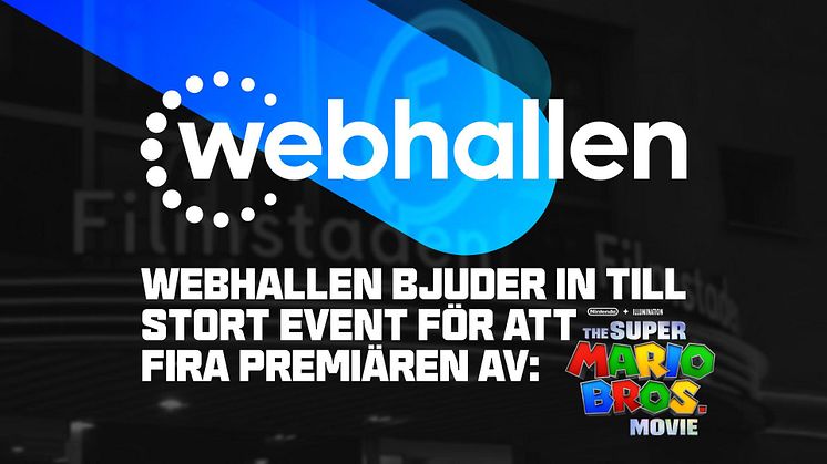 Webhallen & Filmstaden firar nya Super Mario-filmen