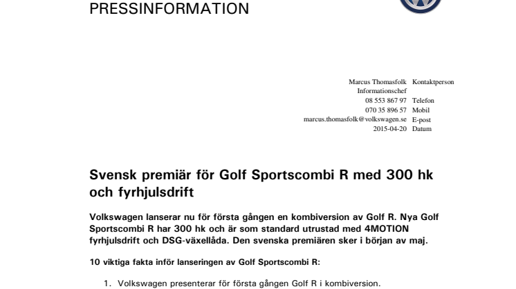 Info Golf Sportscombi R 