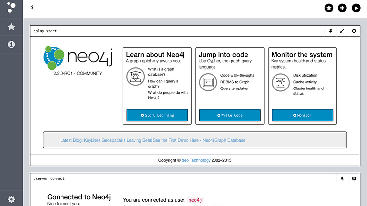 Neo4j 2.3 - världens snabbaste och mest skalbara grafdatabas