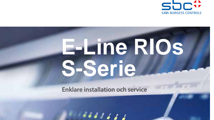 SAIA E-Line RIO S-Serien