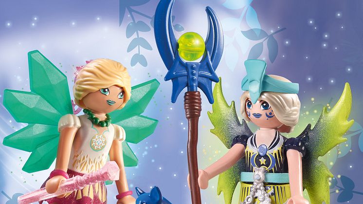 Crystal- und Moon Fairy mit Seelentieren (71236) von PLAYMOBIL