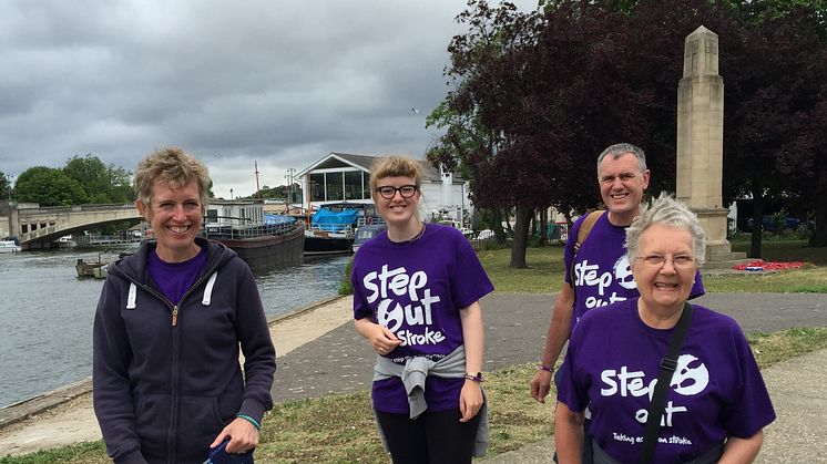 Over 30 Stroke survivors step out in Reading to help others