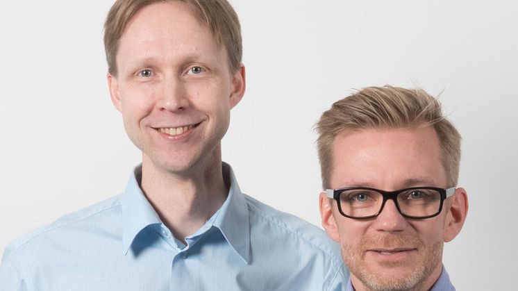 Lars Johansson, VD, Outfox och Henrik Lidroth, General Manager, Dentsu Aegis Network i Göteborg