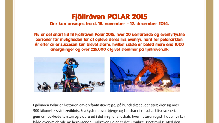 Fjällräven Polar 2015