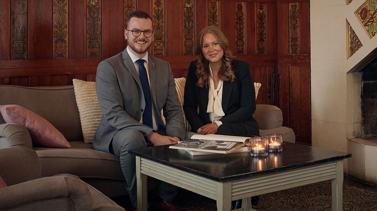 Rasmus Green och Ingrid Gjellan är franchisetagare för Bjurfors Strängnäs. 