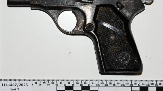 Weapon seized at address in east London .jpg