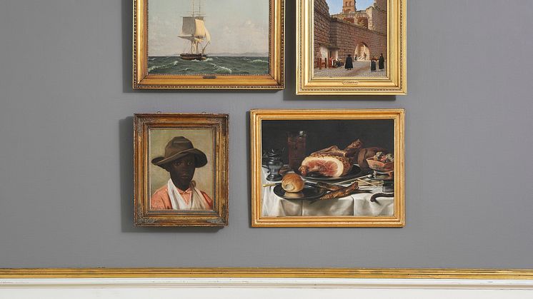 To malerier af C.W. Eckersberg, Pissarros portræt og Claesz' måltidsstykke fra dagens auktion