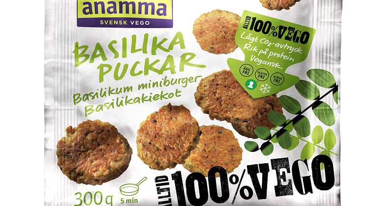 Anamma Basilikum miniburger vegan 300 g