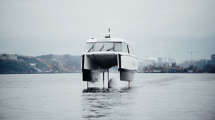 Candela P-12 is the first foiling electric ferry in the world. Boasting 80% lower energy usage than conventional vessels and a supreme passenger experience, it heralds a new era for public transport.