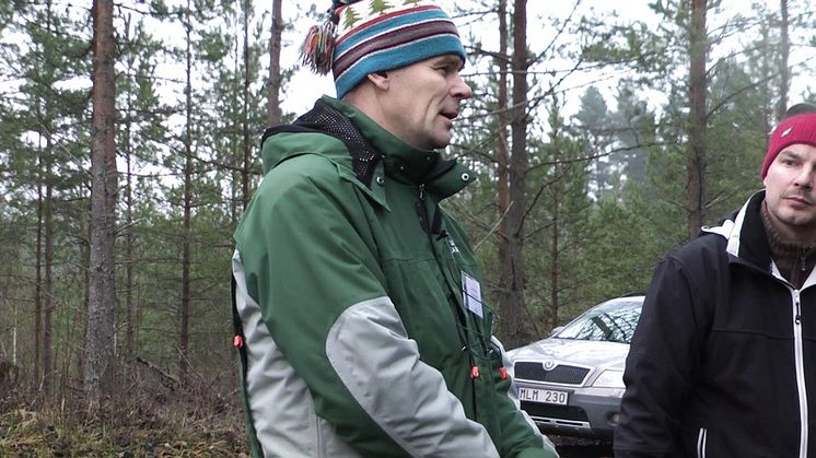 Markskador, Herman Sundqvist, Skogschef Sveaskog, ger bakgrund till träffen