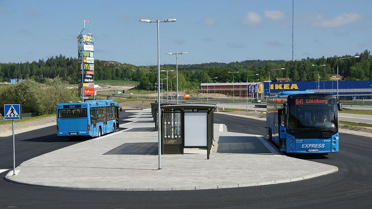 Nya bussterminalen på Torp öppnar 15 juni