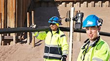 Sh bygg visade upp sig på mötesplats för arbetssökande i Österbybruk