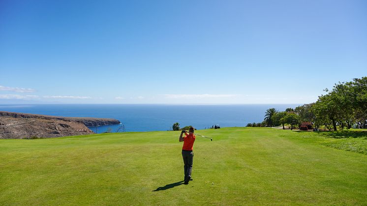 La Gomeras enda golfbana, Tecina Golf, har designats av Donald Steel. Foto: Canary Islands Tourism.