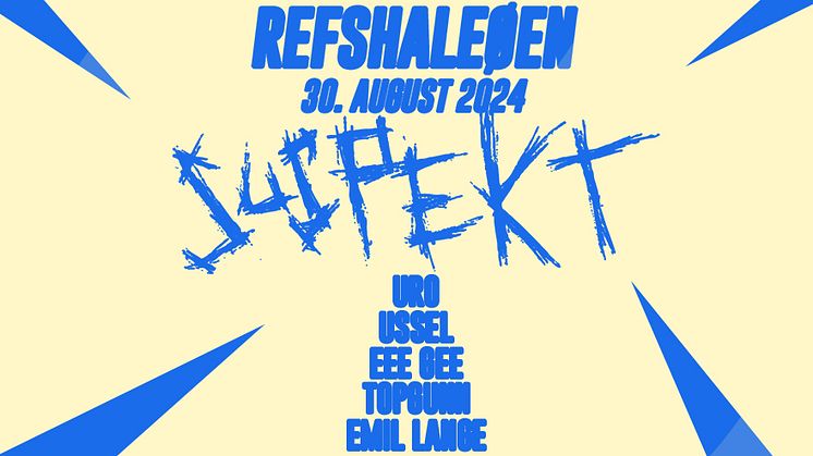 Fem nye artister føjes til sommerkoncerten med Suspekt på Refshaleøen den 30. august. 