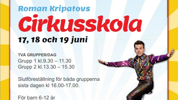 Roman Kripatovs Cirkusskola tillbaka i Lindesberg