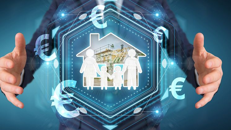 Beim Hausbau sollte die Familie finanziell gut abgesichert sein