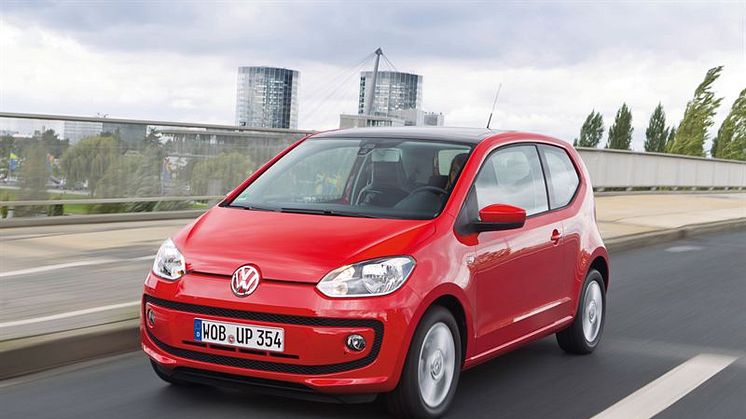 Nya Volkswagen-modellerna up! och Beetle får 5 stjärnor av Euro NCAP