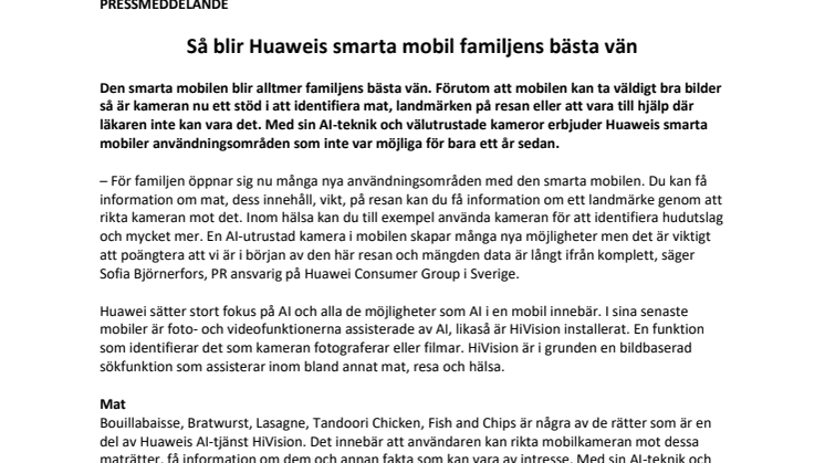 Så blir Huaweis smarta mobil familjens bästa vän 