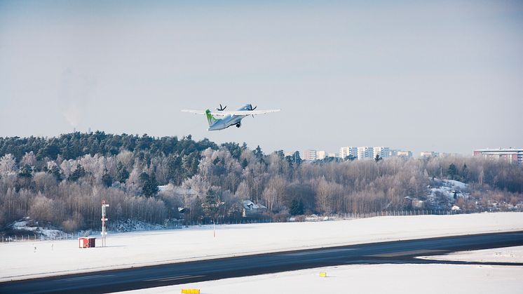 Bromma Stockholm Airports trafikstatistik för februari