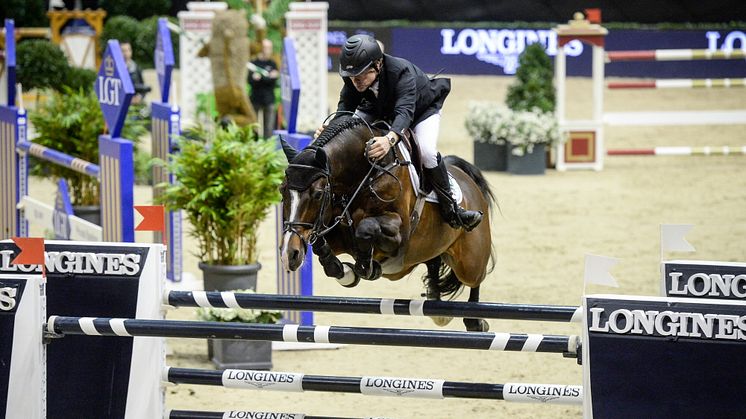 Rolf-Göran Bengtsson är i helgen tillbaka i Basel, Schweiz, där han vann med Casall för fyra år sedan. FOTO: Katja Stuppia/LONGINES CSI BASEL