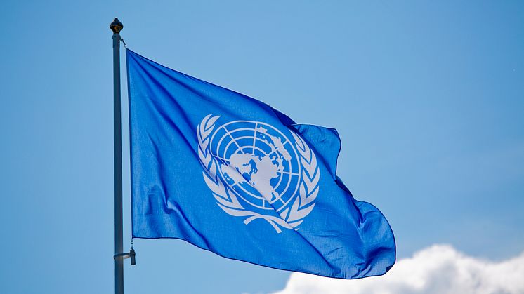 Borås Stad hissar FN:s flagga