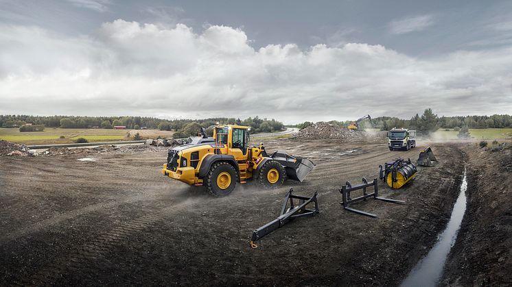 Volvo L110H och L120H uppdateras med fokus på produktivitet