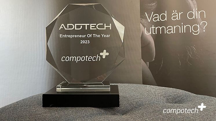 Compotech årets entreprenör 2023 inom Addtech!