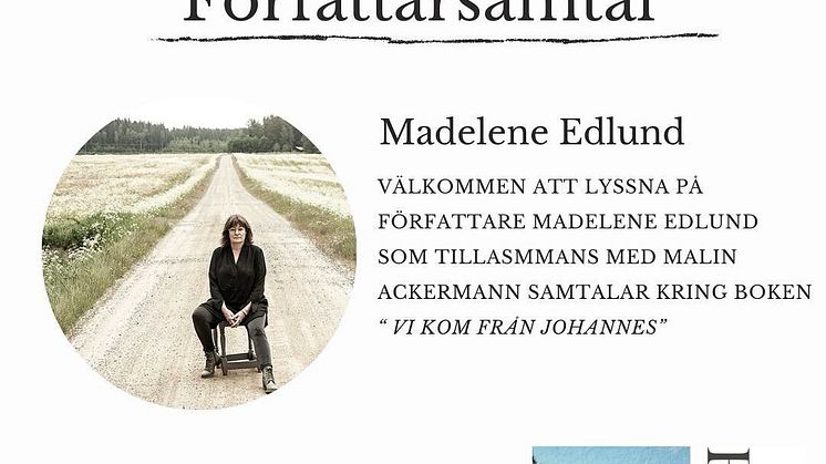 Författarsamtal med Madelene Edlund i Lycksele Bokhandel 11 april