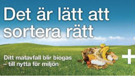 Informationssatsning för bättre sortering av matavfallet i Båstad kommun
