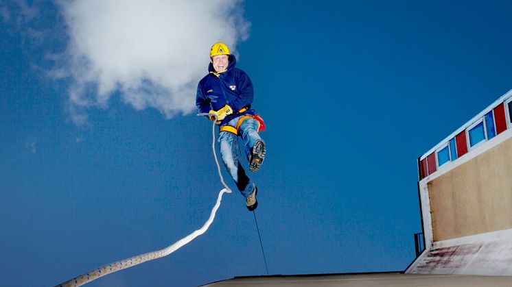 Vertical Run och Ola Skinnarmo på Vildmarksmässan