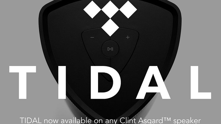  Clint Digital lanserar nu TIDAL i Clint Asgard™ appen